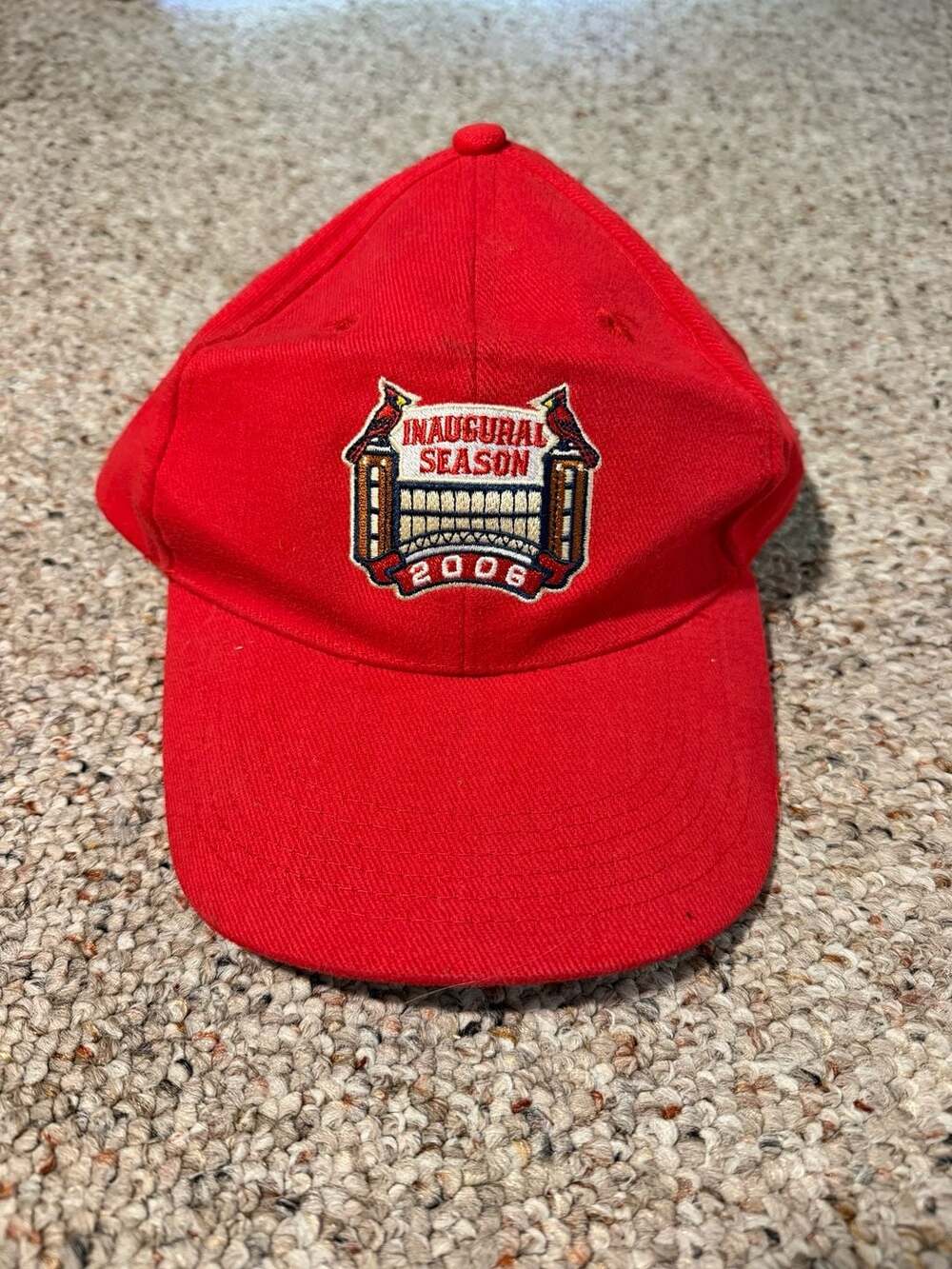 St. Louis Cardinals 2006 Inaugural Season Busch Stadium BJC HealthCare SGA Hat